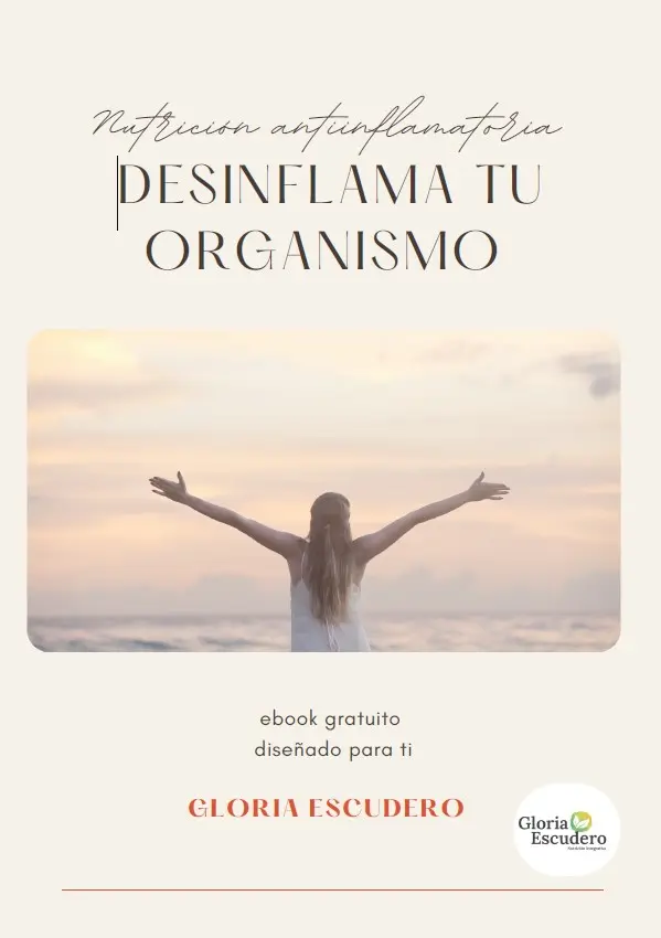 Portada del ebook gratuito «Desinflama tu organismo», de Gloria Escudero